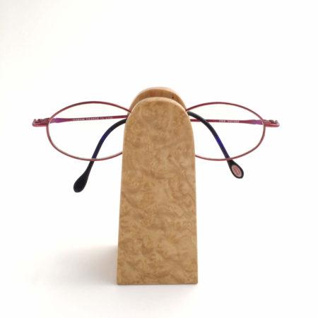 porte-lunette en bois "loupe de frêne". Réf F3