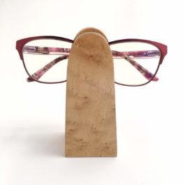 porte-lunette en bois "érable moucheté". Réf F5